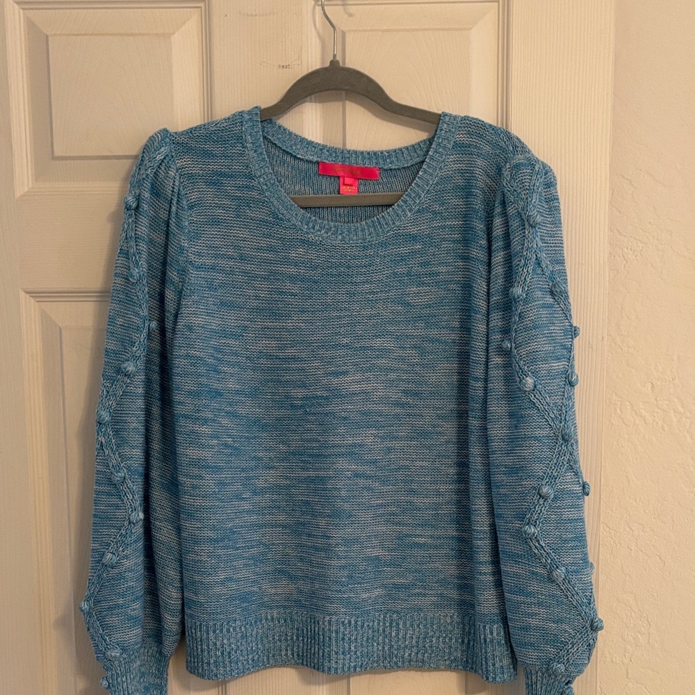 Lilly Pulitzer Blue Crew Neck Sweater